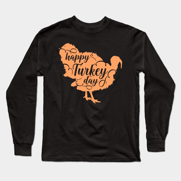 Happy turkey day Long Sleeve T-Shirt by nordishland